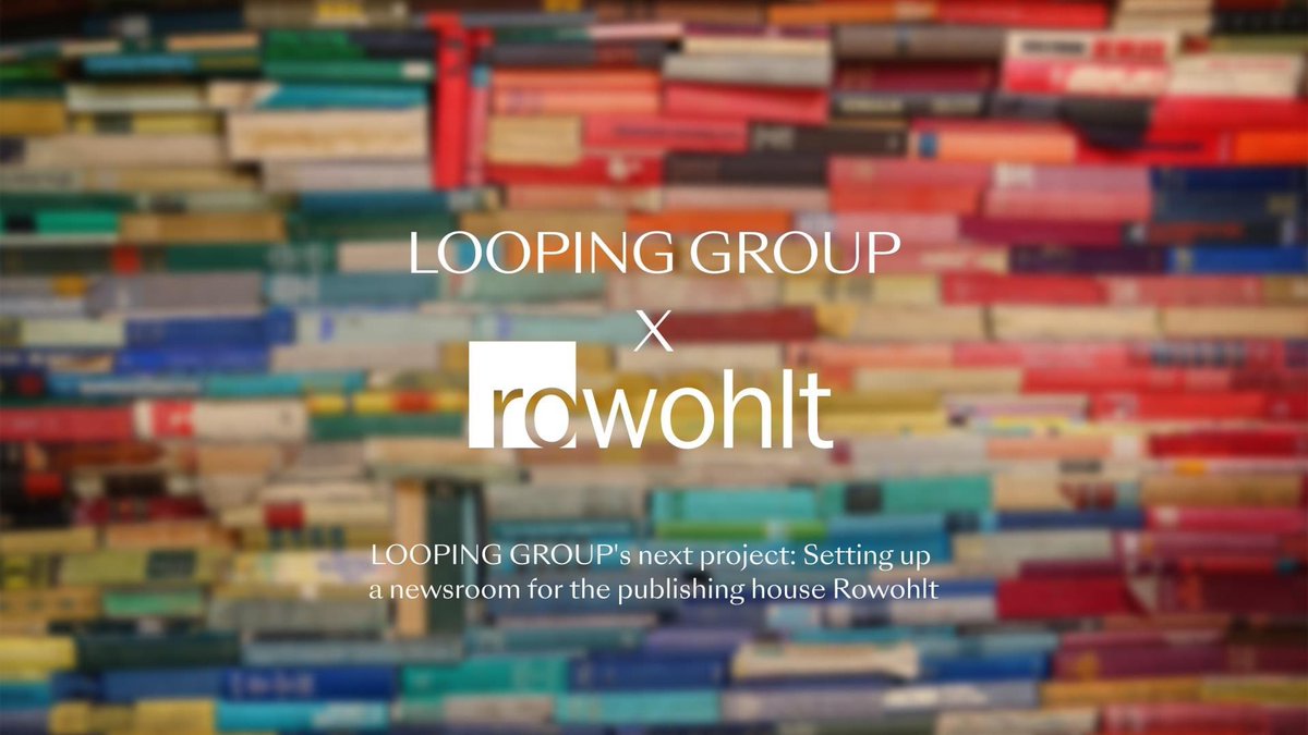 Die <a href="/looping_group/">LOOPING GROUP</a> von <a href="/dominikwichmann/">Dominik Wichmann</a> arbeitet künftig auch für <a href="/rowohlt/">Rowohlt Verlag</a>