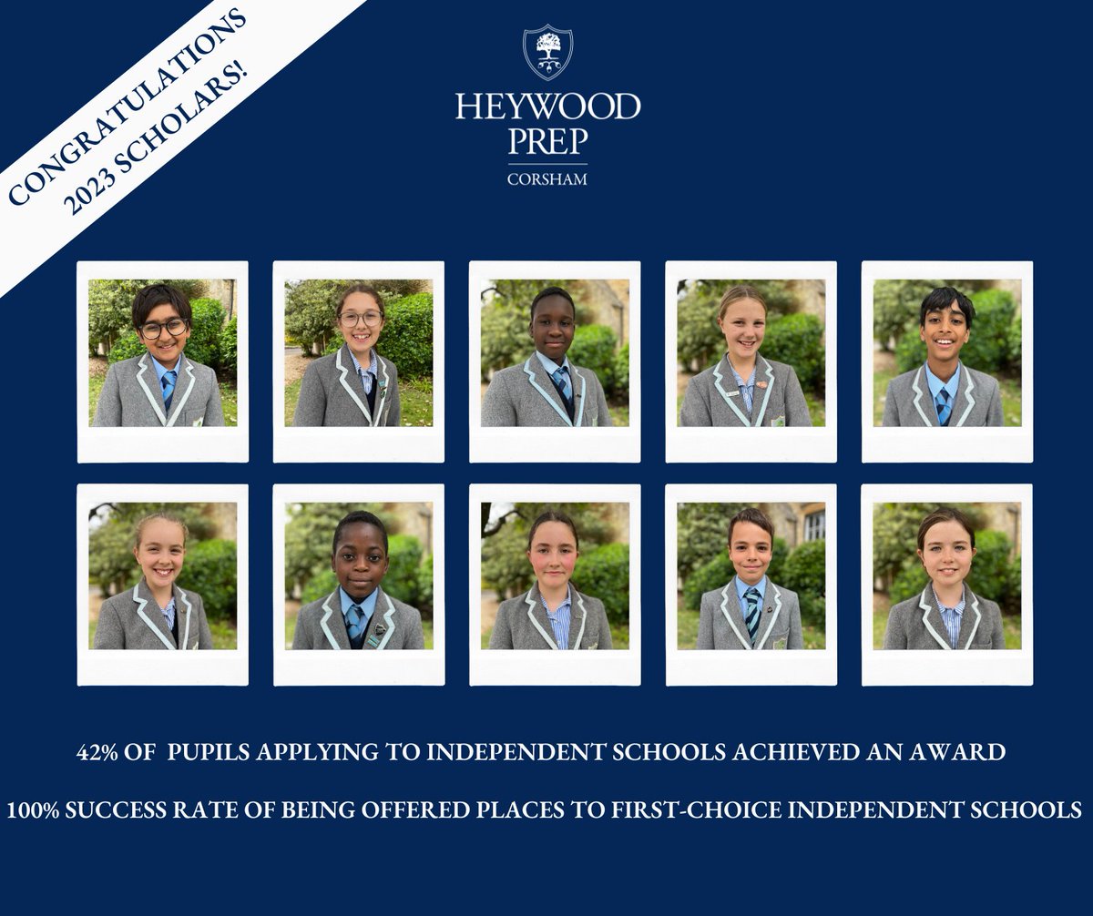 ⭐⭐ CONGRATULATIONS TO OUR 2023 SCHOLARS ⭐⭐ 42% of pupils applying to independent schools have been offered scholarships. We are incredibly proud of these accomplished individuals who have worked so hard to achieve their very best - well done! #Congraulations #SeniorSchool