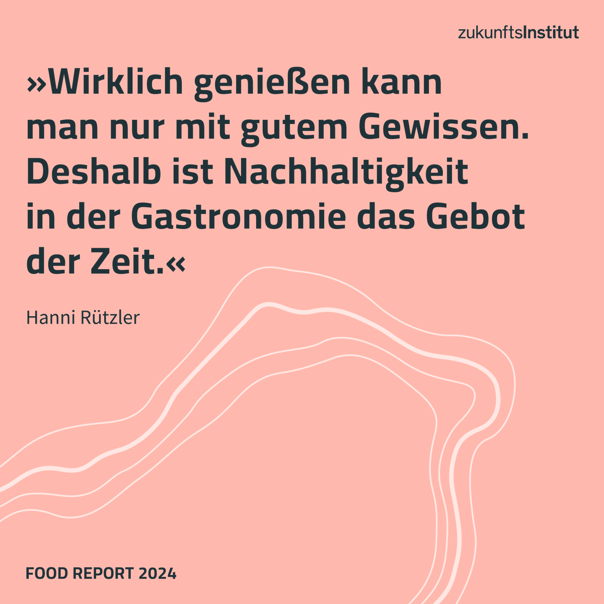 #Genuss und #Nachhaltigkeit stehen heute in einer engen Verbindung. 🌱Zahlreiche innovative Unternehmen zeigen, dass es unterschiedlichste Wege gibt, einen Teil zur nachhaltigen #Gastronomie beizutragen.
#FoodReport #Trends