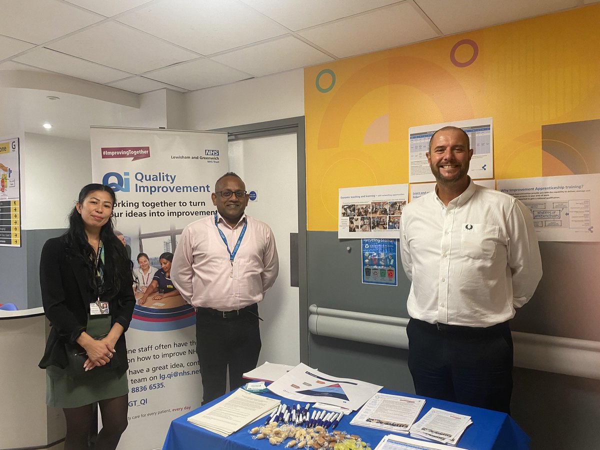 LGT Qi (@lgt_qi) on Twitter photo We’re joined on site by our Level 5 Improvement Apprenticeship providers <a href="/nickchambersone/">Nick Chambers</a> and <a href="/Kaizen_Anil_MBB/">Anil Mathew CEng, MBA</a> from Lean Enabled Group. Pop down to UHL Muffin Break until 1pm or QEH canteen 12-2 to find out more! <a href="/LG_NHS/">Lewisham and Greenwich NHS Trust</a> <a href="/SulanGingell/">Sulan</a> <a href="/EllenSianSmith/">Ellen Smith</a> We’re joined on site by our Level 5 Improvement Apprenticeship providers <a href="/nickchambersone/">Nick Chambers</a> and <a href="/Kaizen_Anil_MBB/">Anil Mathew CEng, MBA</a> from Lean Enabled Group. Pop down to UHL Muffin Break until 1pm or QEH canteen 12-2 to find out more! <a href="/LG_NHS/">Lewisham and Greenwich NHS Trust</a> <a href="/SulanGingell/">Sulan</a> <a href="/EllenSianSmith/">Ellen Smith</a>