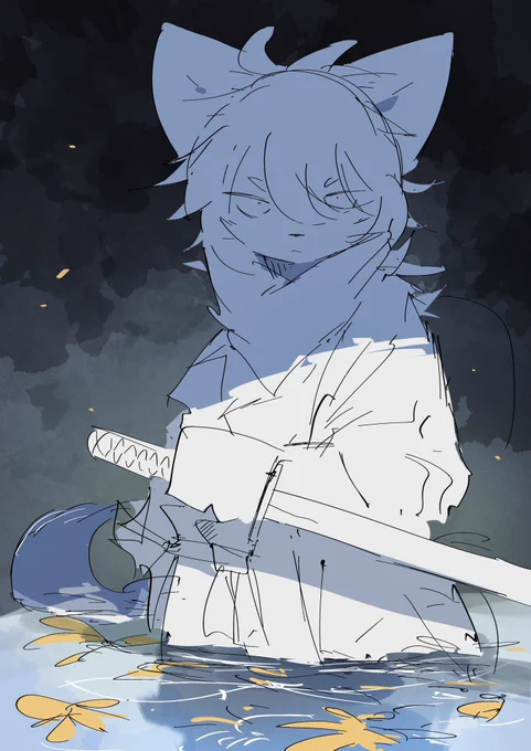 色を仮置きしたskebのwip