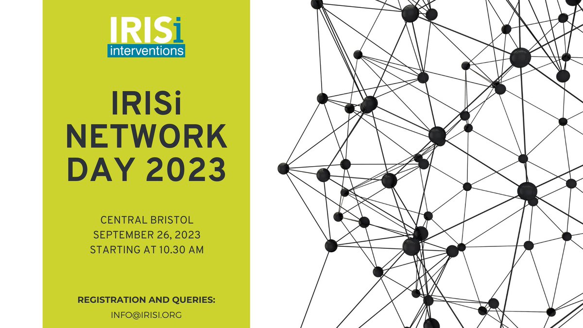 irisintervent's tweet photo. Calling all IRIS and ADViSE Advocate Educators and Clinical Leads: don't miss the exclusive 2023 #IRISiNetworkDay.
📷 When? September 26th, 2023, 10:30 am - 4:30 pm
📷 Where? The Foundation (Bristol, BS1 5BE)
Contact us at info@irisi.org to register. https://t.co/wv5pvzcQAt