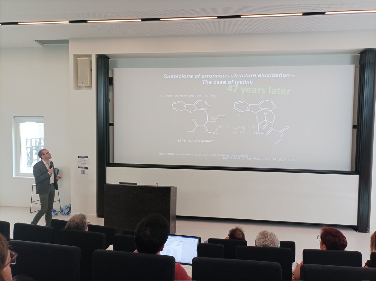 Jolie conférence d Dr Pierre LEPOGAM ALLUARD sur les produits historiques de <a href="/BioCIS/">BioCIS</a> lors du 6e Symposium de l'<a href="/APharmacognosie/">AFERP Pharmacognosie</a> <a href="/Pharma_UPSaclay/">Faculté Pharma UPSaclay</a> @INC_CNRS