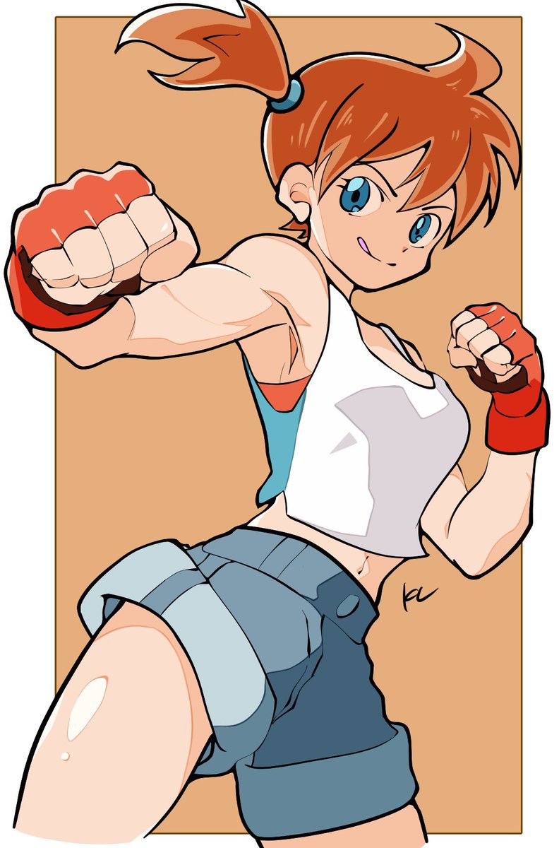 KLjp1A's tweet image. ✏️ かくとうタイプ,カスミ
#Pokemonfanart
#ポケモンイラスト