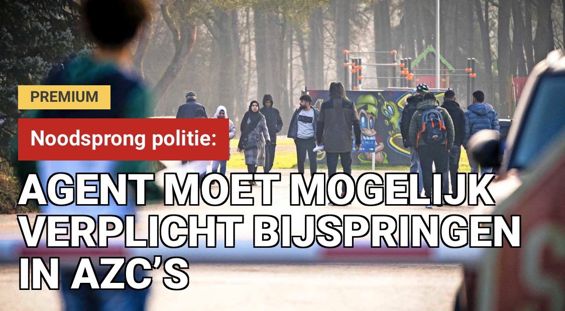 De #veiligheid rond AZC's is in het geding, daarom moet agenten gedwongen bijspringen om gelukzoekers in het gareel te houden.
Waarom blijven we dit faciliteren, waarom laten we ons land verknallen.

#grenzendicht
#stemPVV