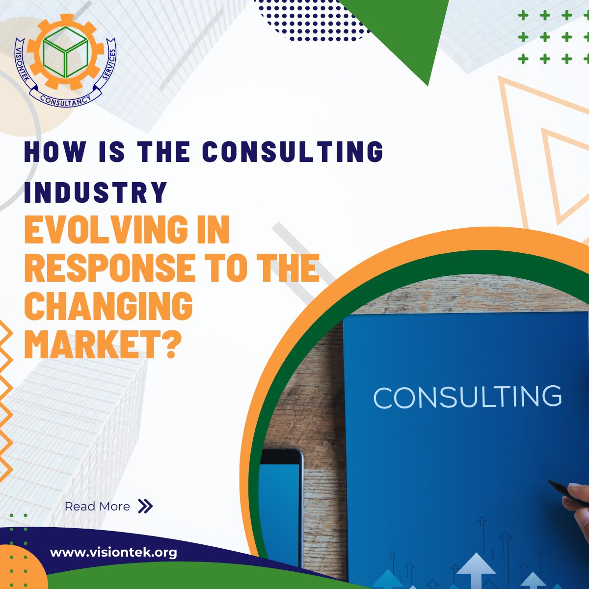 Visiontekcs's tweet photo. ππΌ How is the consulting industry evolving in response to the changing market? πΌπ #ConsultingIndustry #DigitalTransformation #SpecializedExpertise #Collaboration #AgileApproach #Sustainability #SocialResponsibility #RemoteConsulting #Visiontek https://t.co/3vDBnnhczh
