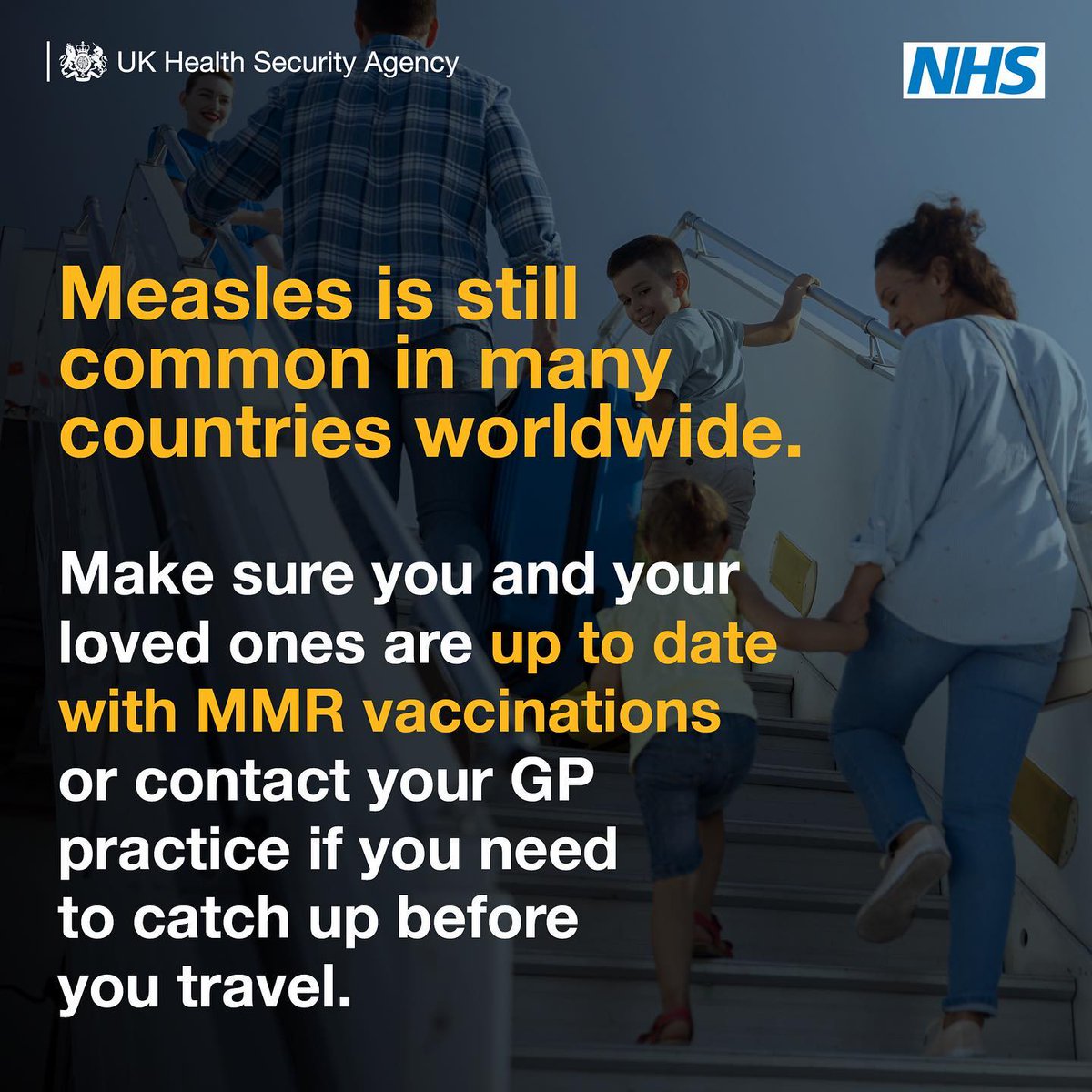 If you’re planning on travelling abroad this summer, make sure you and your loved ones are up to date with vaccinations like #MMR if you're travelling to countries where measles is common. ☀😎⛱ Read more about staying well when travelling: ukhsa.blog.gov.uk/2023/05/22/sta…