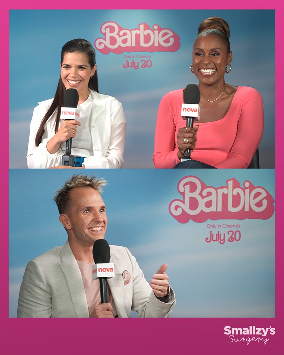 Tonight On #SmallzysSurgery! 🎀 The world has turned pink thanks to the massive #BarbieMovie! Stars @IssaRae & @AmericaFerrera join me to chat about their exciting step into Barbieland! 👛💞 Listen LIVE here: bit.ly/SSlisten