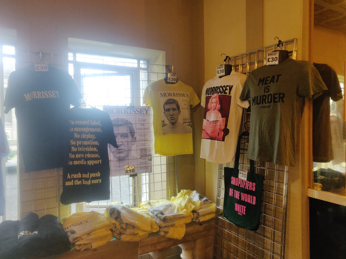iwaswaylaid's tweet photo. Merch @LiverpoolEmpire #moztour https://t.co/axpnrnPRzL