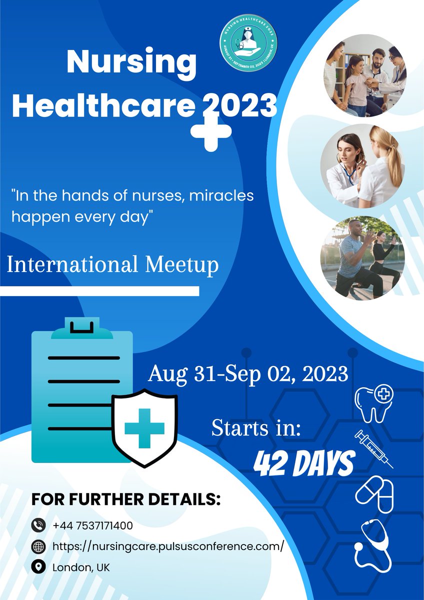 'Capture attention, Ignite curiosity - #Abstract submission closing soon!'  
Submit your abstracts here: nursingcare.pulsusconference.com/abstract-submi…… 
For further details: nursingcare.pulsusconference.com/conference-bro…… 
#CallforAbstracts #Nursing #Nursingconference2023
#Healthcare #London #uk #RegisterNow