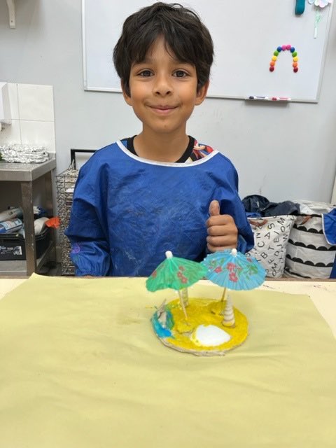 Fun at Art Club!  #IslandStyle #Creativity #HolidayClub