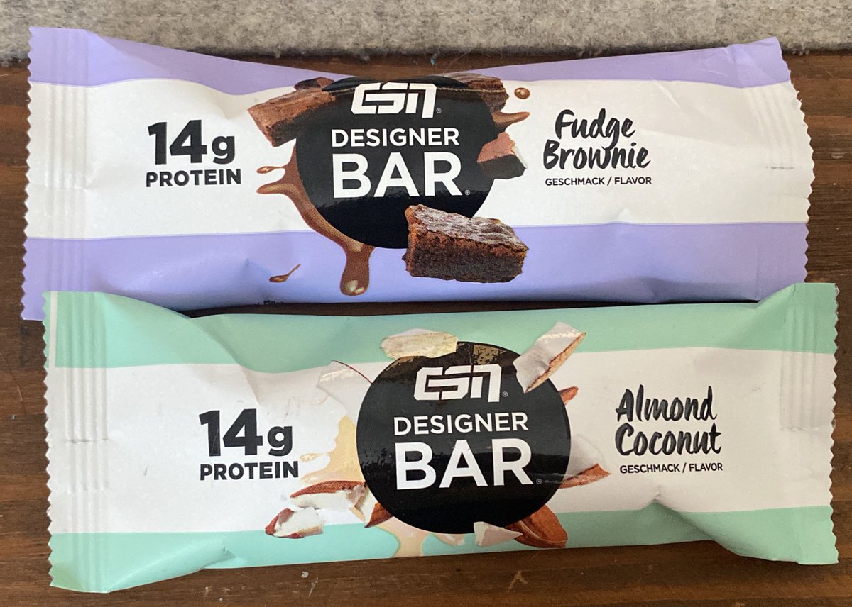 paastellx's tweet photo. Also, if you are German or from Europe… these are hands down the best protein bars I ever had in my life. Also the hazelnut one 🥹 https://t.co/MFucuAP2g8