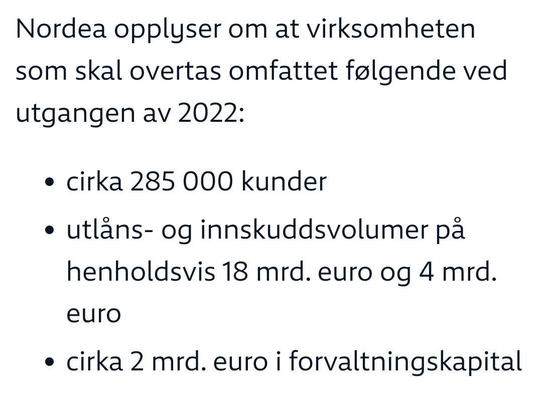 Spent på om Nordea sin due diligence tok med at minst ein tredel er Akademikerne-kunder som garantert kjem til å bytte bank