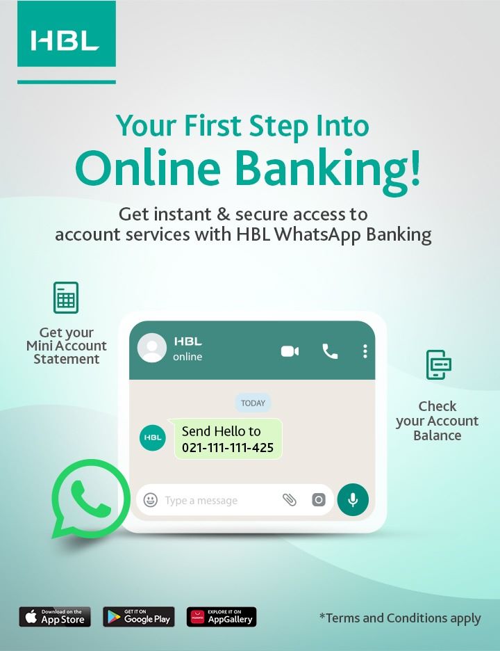 HBL Customer Care tweet media