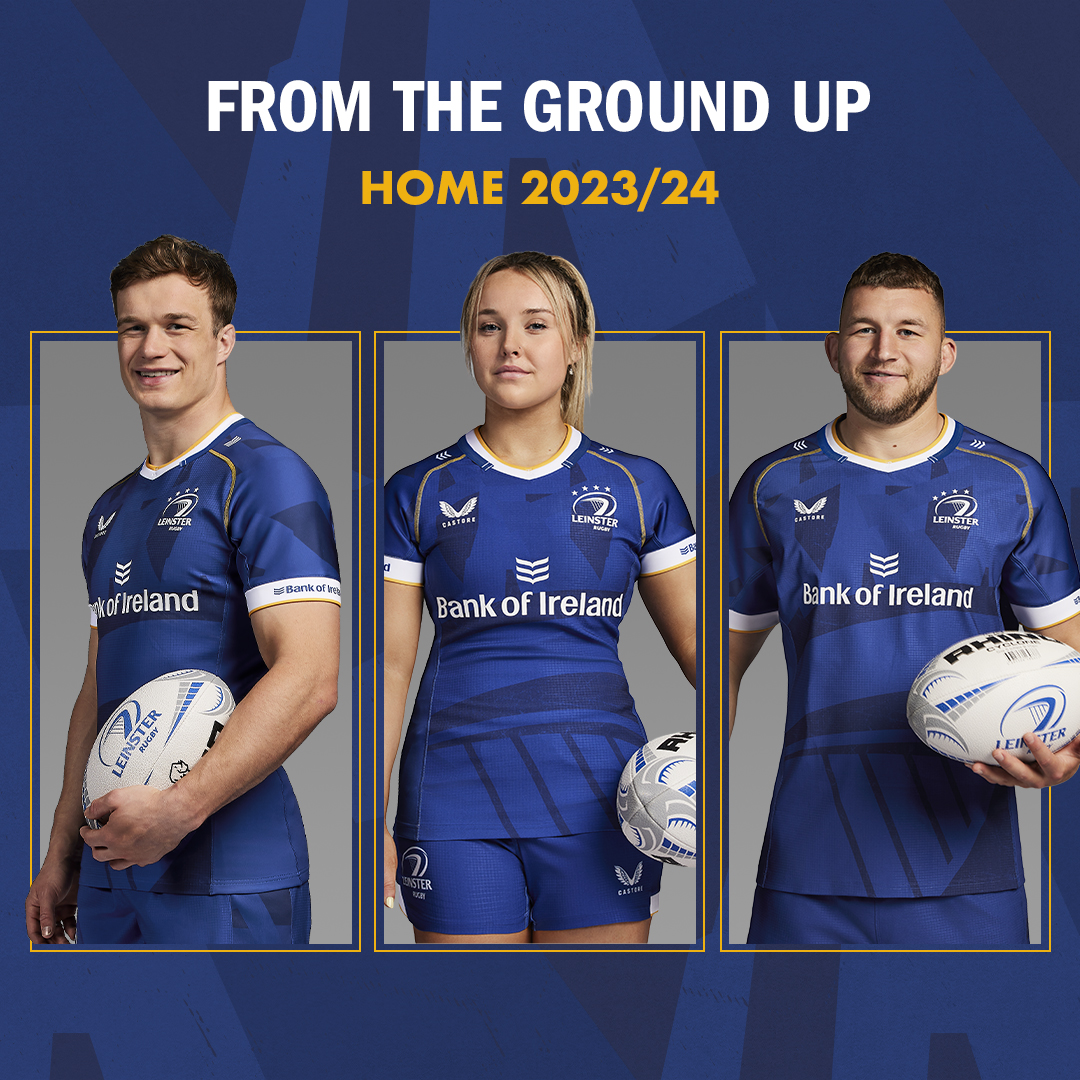 🥁 | 𝐈𝐧𝐭𝐫𝐨𝐝𝐮𝐜𝐢𝐧𝐠...

The 2023/24 Leinster Rugby home kit by <a href="/OfficialCastore/">Castore</a>. 🤩 👌

#FromTheGroundUp #BetterNeverStops