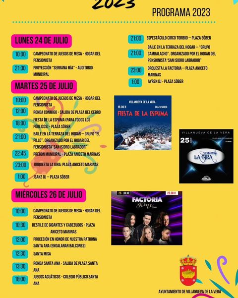 ciperopalo's tweet photo. Ya tenemos el programa de fiestas de Santa Ana.
Te esperamos en #Villanuevadelavera
#FiestasPopulares #lavera https://t.co/O2ZkWMGZNI