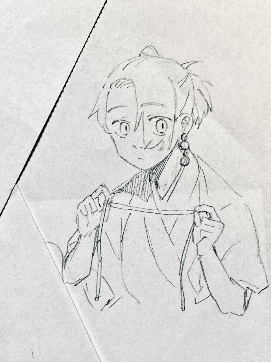 四枚目の若手三羽久しぶりに描いたので多分細部が違う 