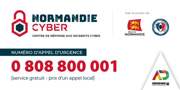[Cybersécurité] - L' <a href="/ADNormandie/">AD Normandie</a>, via #Normandie_Cyber, accompagne les entreprises et collectivités de taille intermédiaire  dans leurs démarches en matière de sécurité numérique pour : 
📍  Anticiper les risques 
📍  Résoudre un incident 
👉0 808 800 001
adnormandie.fr/besoin/normand…
