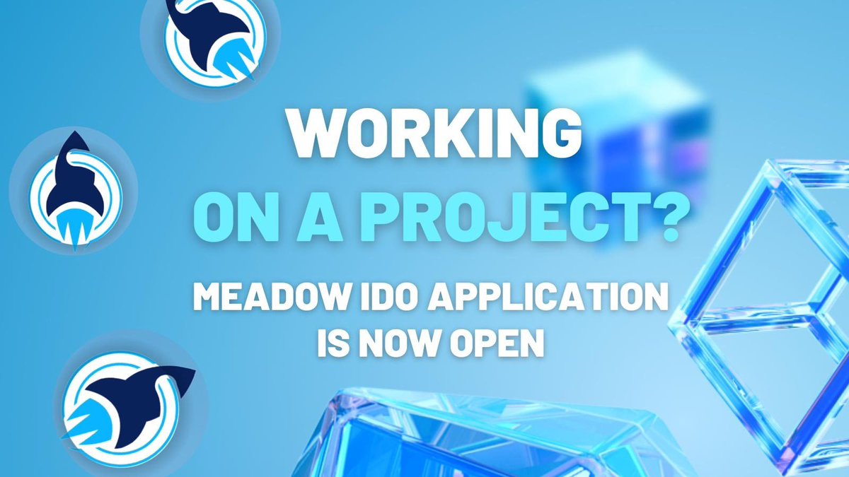 Thinking about launching your project on Sui soon? 🔥 Meadows IDO application is now open! Visit our website or join our discord Website: meadowlaunch.com Discord: discord.gg/officialmeadow #suinetwork #ido #launchpad