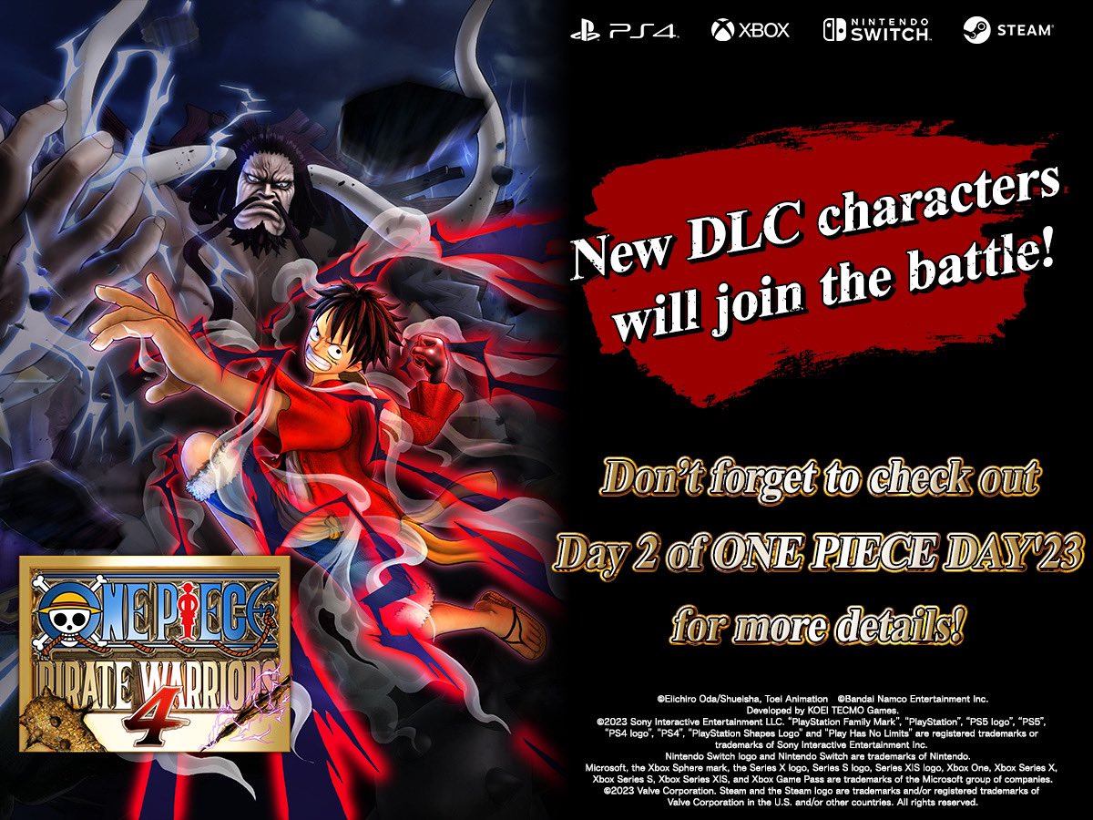 ONE PIECE: PIRATE WARRIORS 4 Character Pass