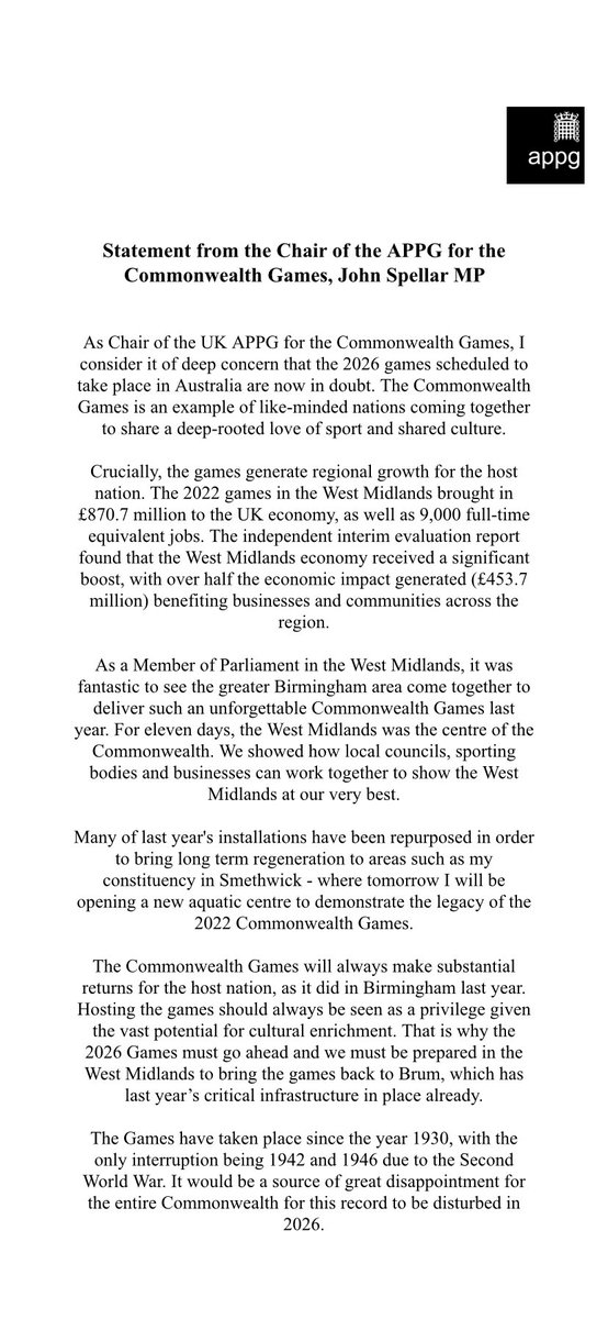 APPGCommonwealthGames tweet media