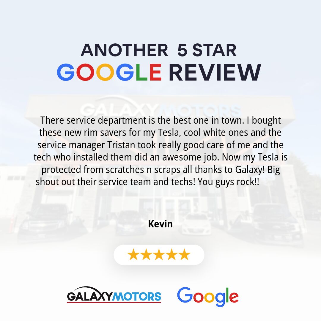 Another 5 Star Google Review! Thank you for working with us Kevin.
#5StarGoogleReview #GalaxyMotors