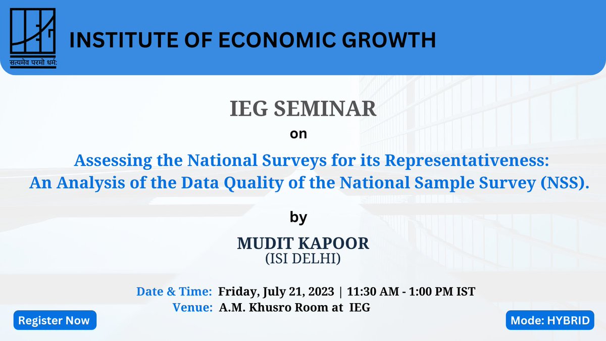 Institute of Economic Growth tweet media
