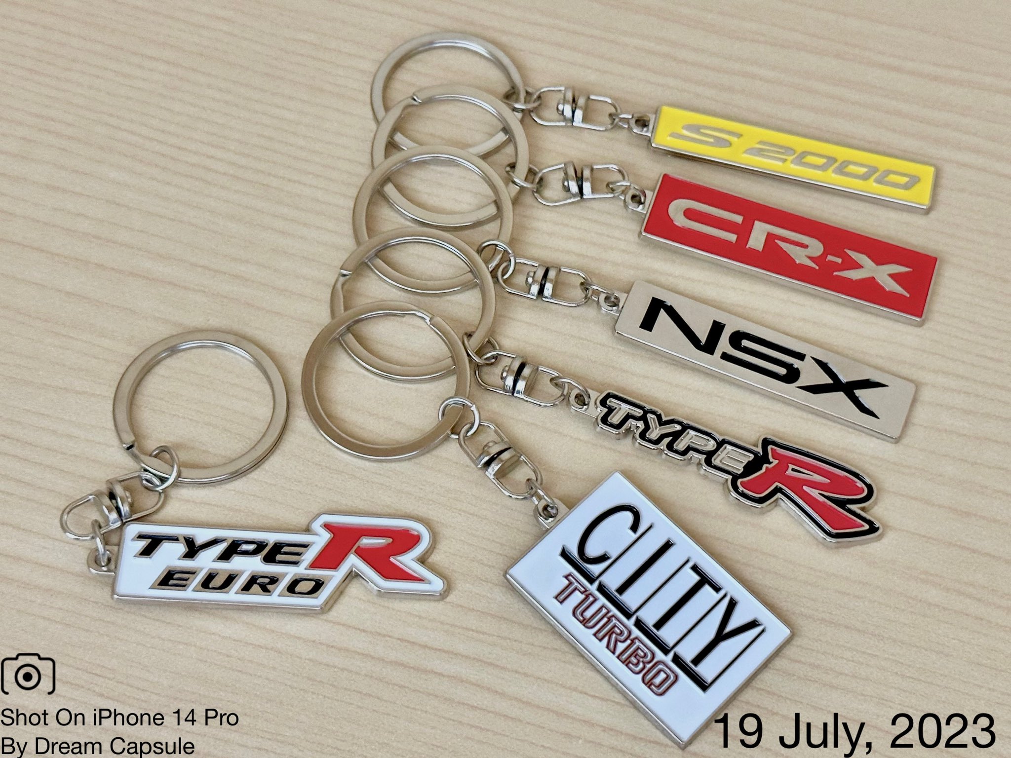 再入荷/予約販売! Hondaカーエンブレム メタルキーホルダー シティターボ CITY TURBO HONDA CITY TURBO キーホルダー