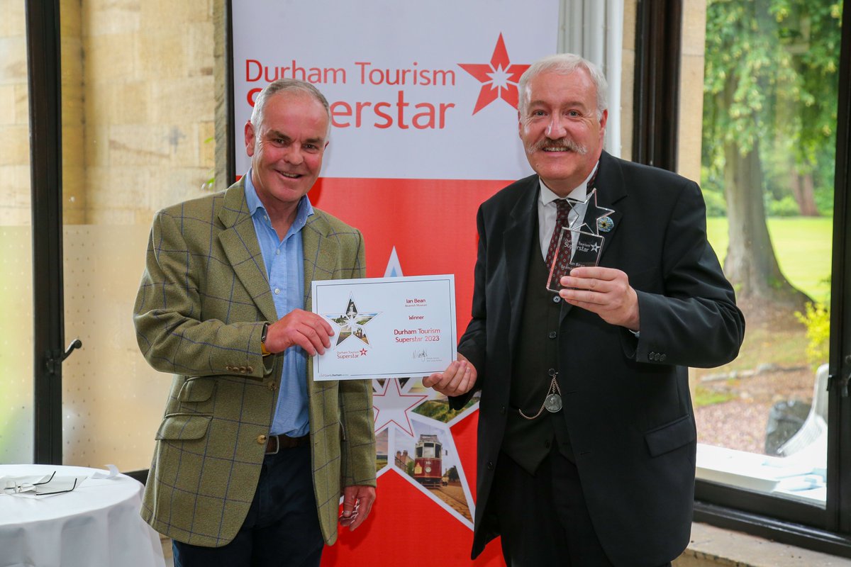 🎉🥳We’re full of beans this morning and celebrating that our very own Ian Bean has been voted Durham Tourism Superstar 2023! Thank you so much to everyone who voted. Ian will now be entered into the national <a href="/VisitEngland/">VisitEngland</a> Tourism Superstar.

#DTSS2023 <a href="/ThisisDurham/">This is Durham</a> <a href="/VCDBusiness/">Visit County Durham</a>