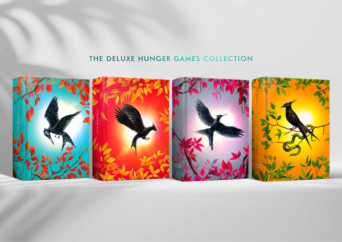 We are thrilled to be sharing the brand new deluxe collection of The Hunger Games series!
 
This gorgeous boxset will be released on 26th October and is available to pre-order now! 🏹
 
#HungerGamesDeluxe