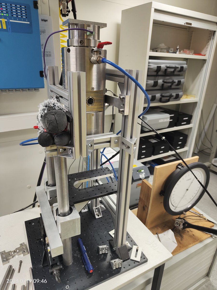 Barbara_Bonechi's tweet image. Ready to do some pressure tests with our IHPV ahead of next beamtime 💪
Improvements in progress 🔛
@4Dvolc
#synchrotron #HPHT
#Sammy_the_mascot🐑
