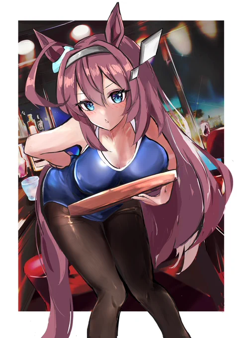 ブルボンカフェリテイクがすぎたブルボン#ウマ娘 #ミホノブルボン 