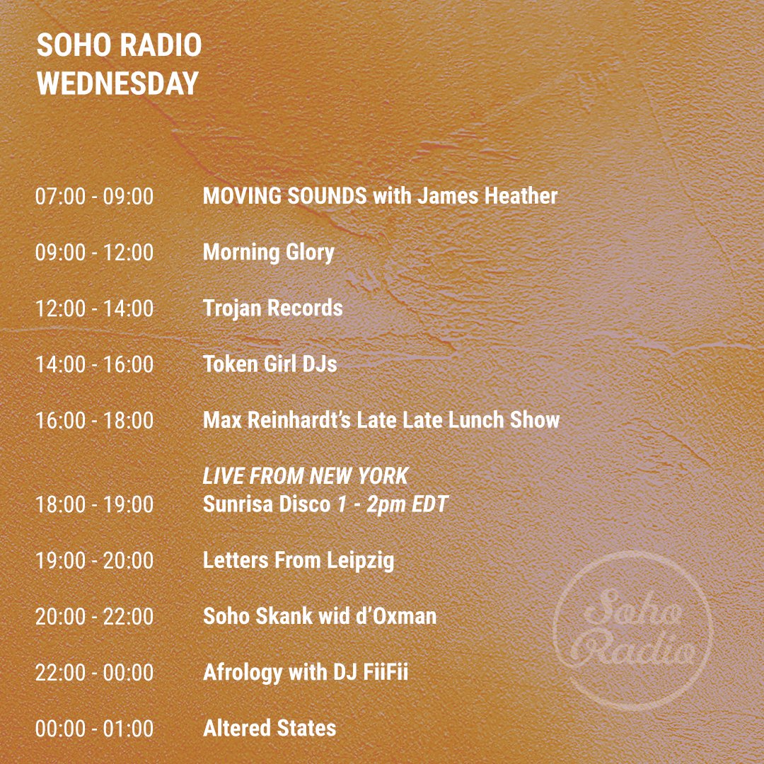 Today on sohoradiolondon.com