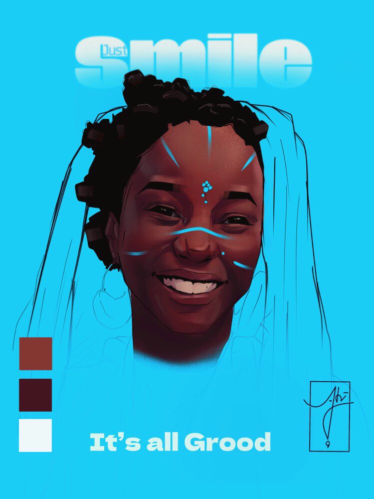 Zalusoarts's tweet image. Meet Fred Mndolo aka Ahfreddie, a digital artist from Mzuzu. He  creates colorful pieces full of emotion and specializes in portraits. He plans to venture into character design and landscape painting.
#Artistfeature #Creative #Malawi