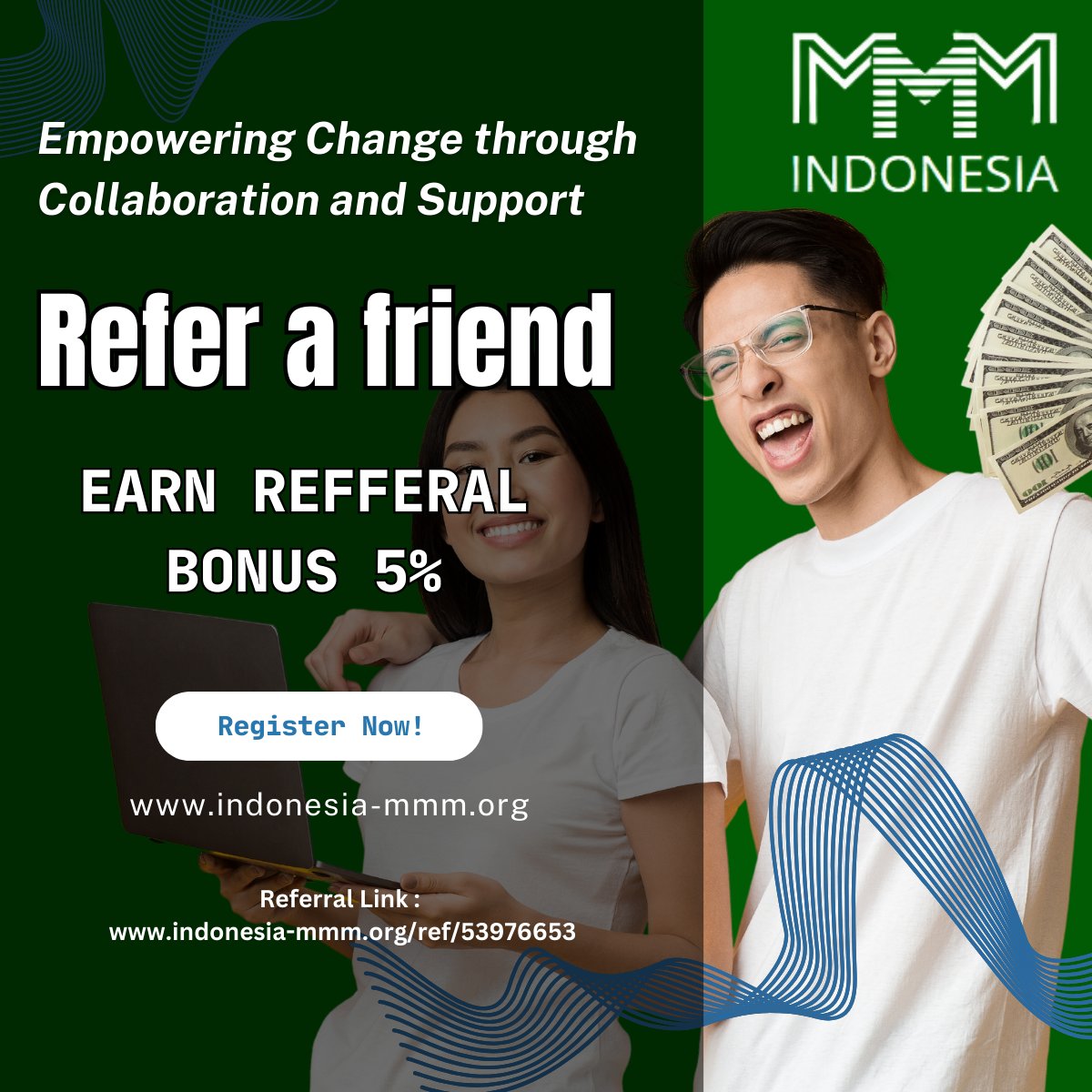 HelpingMavro's tweet image. 📷📷Empowering Change through Collaboration and Support
Refer a friend 📷📷📷📷📷📷📷📷
Earn Refferal bonus 5%📷📷
📷Register Now!📷📷
indonesia-mmm.org
Referral Link : indonesia-mmm.org/ref/53976653

#providehelp #gethelp #helpingpeople #community #crowdfunding #mmmindonesia