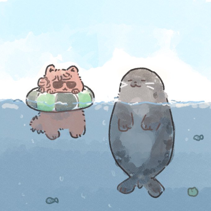 「seal (animal)」 illustration images(Latest｜RT&Fav:50)