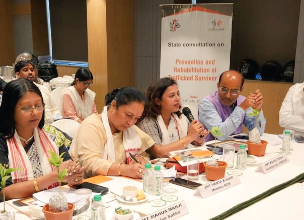 KajalYa91550994's tweet image. #statelevelconsultation #Traffickingsurvivor #Preventionandrehabilitation #Collaborationforchange 
@HemantSorenJMM @sunita_krishnan @JobaMajhi