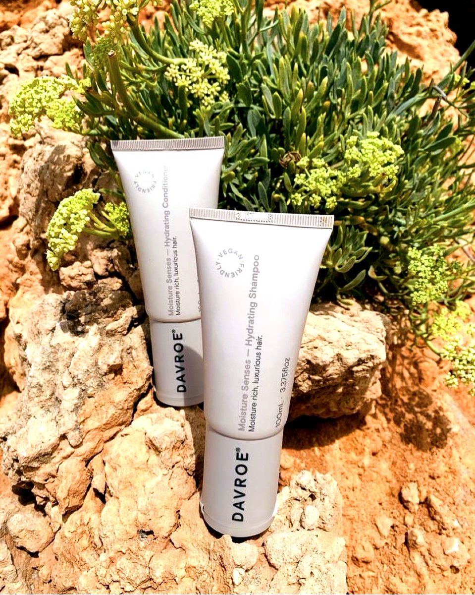🌿Say goodbye to dry hair with Moisture Senses! Our @DAVROE hydrating range  leaves your locks smooth, glossy &amp; nourished 💧 Hello gorgeous,  healthy hair! Safe for the whole family with quality natural extracts &amp; 100% Vegan formula 🤍 #MoistureSenses #HealthyHair #VeganHaircare