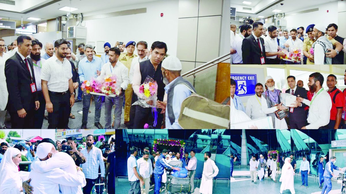 RisingKashmir's tweet image. #Firstbatch of 630 #Hajjpilgrims arrive in #Kashmir

Reports @IrfanYattoo

@OfficeOfLGJandK @DivComKash
@manojsinha_ @DC_Budgam
@diprjk

risingkashmir.com/first-batch-of…