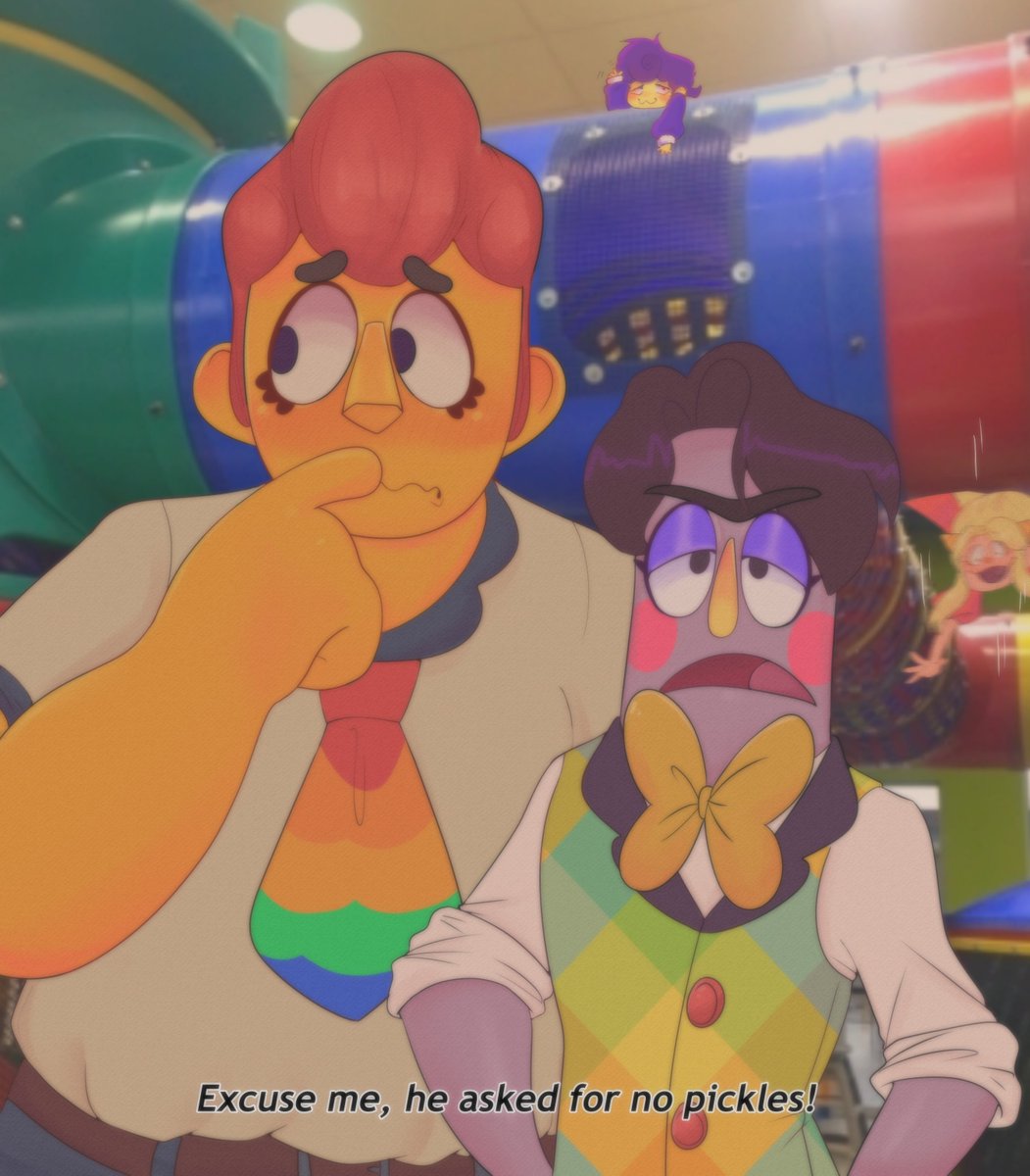 DumpsterFyyre's tweet photo. Has anyone done this meme for these two yet??

and yes Julie is falling

#WelcomeHomeArt #welcomehomefanart #frankfrankly #EddieDear #WallyDarling #JulieJoyful https://t.co/4YcLWFhXLP