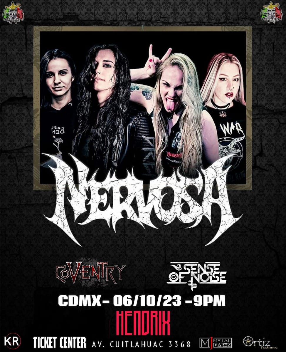 Blanca Lechuza 🦉 (@blancalechuza) on Twitter photo La banda @nervosathrash regresa a CDMX con su más reciente alineación y nueva música bajo el brazo para presentarse en el #HDXBar, este próximo 06 de octubre.
Además #Coventry y <a href="/Sense_Of_Noise/">Sense Of Noise</a>
Boletos: n9.cl/boletos-nervos…
#Conciertos #Eventos #Música #Difusión La banda @nervosathrash regresa a CDMX con su más reciente alineación y nueva música bajo el brazo para presentarse en el #HDXBar, este próximo 06 de octubre.
Además #Coventry y <a href="/Sense_Of_Noise/">Sense Of Noise</a>
Boletos: n9.cl/boletos-nervos…
#Conciertos #Eventos #Música #Difusión
