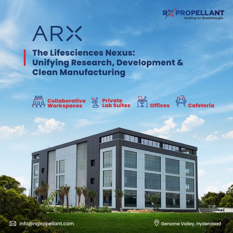 Rx Propellant (@rxpropellant) on Twitter photo Join #ARX, a vibrant & collaborative hub in India's #GenomeValley. Cutting-edge lab suites & workspaces foster innovation & interdisciplinary partnerships. Network, grow & dine with like-minded professionals.Let's transform the world through science
Contact: info@rxpropellant.com Join #ARX, a vibrant & collaborative hub in India's #GenomeValley. Cutting-edge lab suites & workspaces foster innovation & interdisciplinary partnerships. Network, grow & dine with like-minded professionals.Let's transform the world through science
Contact: info@rxpropellant.com