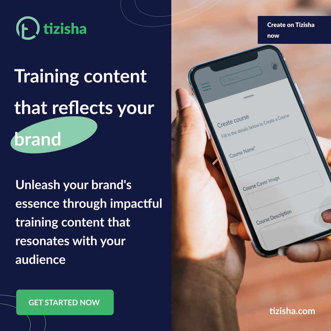 To discover how effective training content aligns with your company's brand identity and values, visit tizisha.com blog section for more information #elearning #mobilelearning #stafftraining