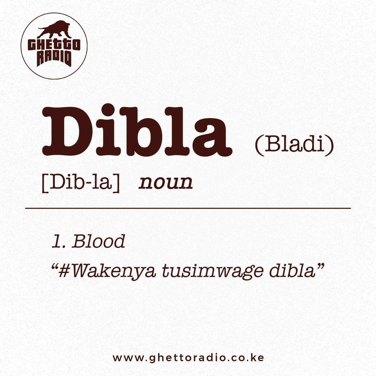 deejaykatta's tweet photo. Sheng word of the Day; Usikubali kumwaga dibla ya mwenzako. Kenya tukae na amani #Brekko @GhettoRadio895 @MajimajiKenya @King_Kafu 
#MaandamanoWednesdayToFriday https://t.co/Dvl9LTia5k