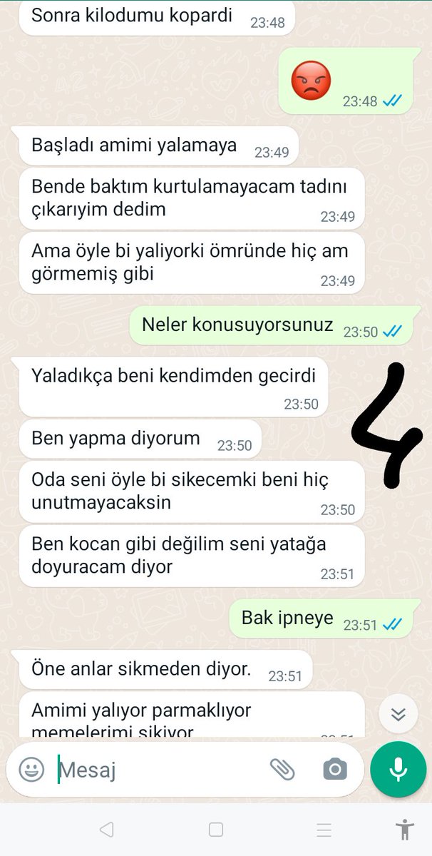 Takipçimin eşi ile olağanüstü mesajları