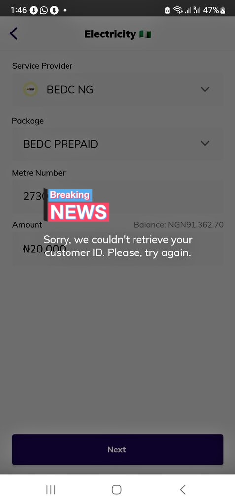 ESPARKY96's tweet photo. @beninelectric I KEEP GETTING THIS RESPONSE SINCE YESTERDAY NIGHT WHEN I TRIED RECHARGING MY PREPARED METER.. HOW DO I GET THIS ISSUE RESOLVED ? @beninelectric https://t.co/HvohSOGafn