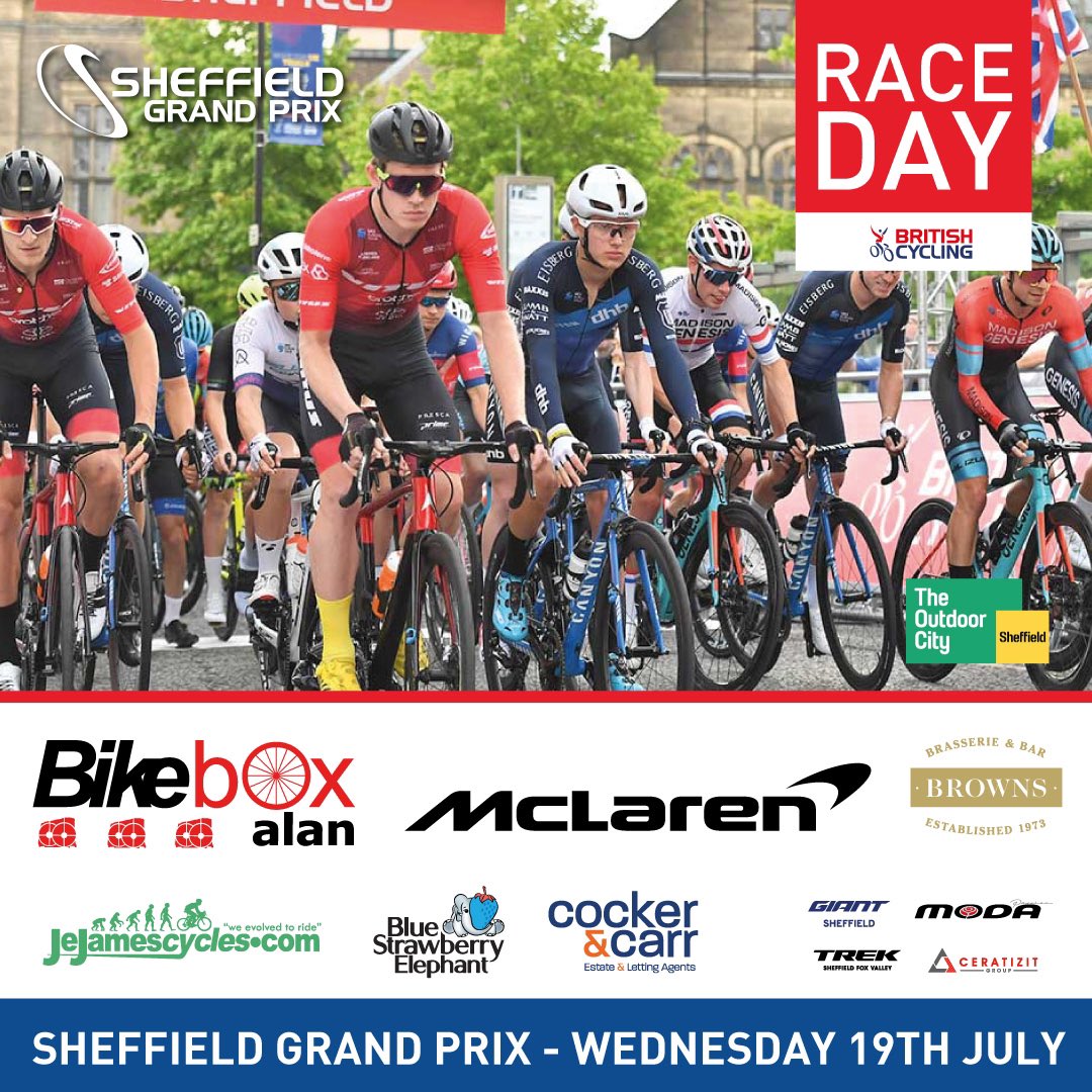 Sheffield Grand Prix (@sheffgrandprix) on Twitter photo ITāS RACE DAY. The weather is hopefully going to stay dry for our races tonight, so come down to Sheffield City Centre to watch nearly 300 riders tackle our 1.4km circuit. You can even ride our circuit at 5pm with <a href="/Ed_Clancy/">Ed Clancy OBE</a>. Full details on our website sheffieldgrandprix.com ITāS RACE DAY. The weather is hopefully going to stay dry for our races tonight, so come down to Sheffield City Centre to watch nearly 300 riders tackle our 1.4km circuit. You can even ride our circuit at 5pm with <a href="/Ed_Clancy/">Ed Clancy OBE</a>. Full details on our website sheffieldgrandprix.com