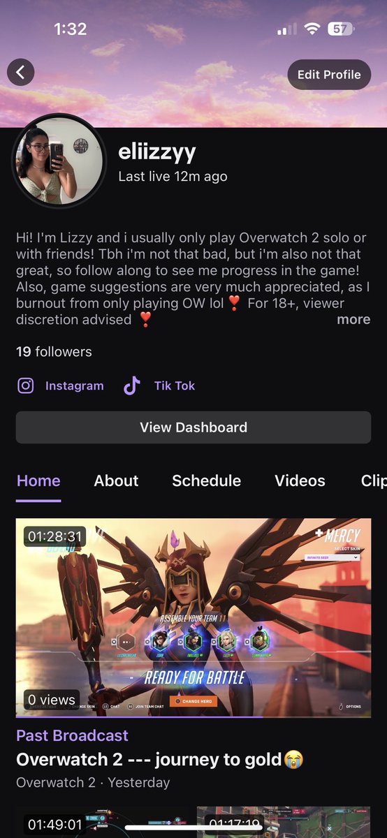 eliizzyy_'s tweet photo. Hey guys! I know I don’t usually come on here but I just started streaming on twitch! If anyone wants to follow, I’ll drop my info below🥺 #Overwatch2 #PS5Share #twitch  btw I know I’m not great but I enjoy the game :0 https://t.co/H21FByDLbF