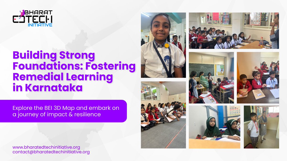 Bharat EdTech Initiative (@edtechbharat) on Twitter photo #Karnataka is leading the way in bridging the #digitaldivide with the efforts of #BEI partners. Through #remediallearning & on-ground support, #students in the state are actively participating in their #learning journeys. Explore the <a href="/EdtechBharat/">Bharat EdTech Initiative</a>'s #3DMap: #Karnataka is leading the way in bridging the #digitaldivide with the efforts of #BEI partners. Through #remediallearning & on-ground support, #students in the state are actively participating in their #learning journeys. Explore the <a href="/EdtechBharat/">Bharat EdTech Initiative</a>'s #3DMap: