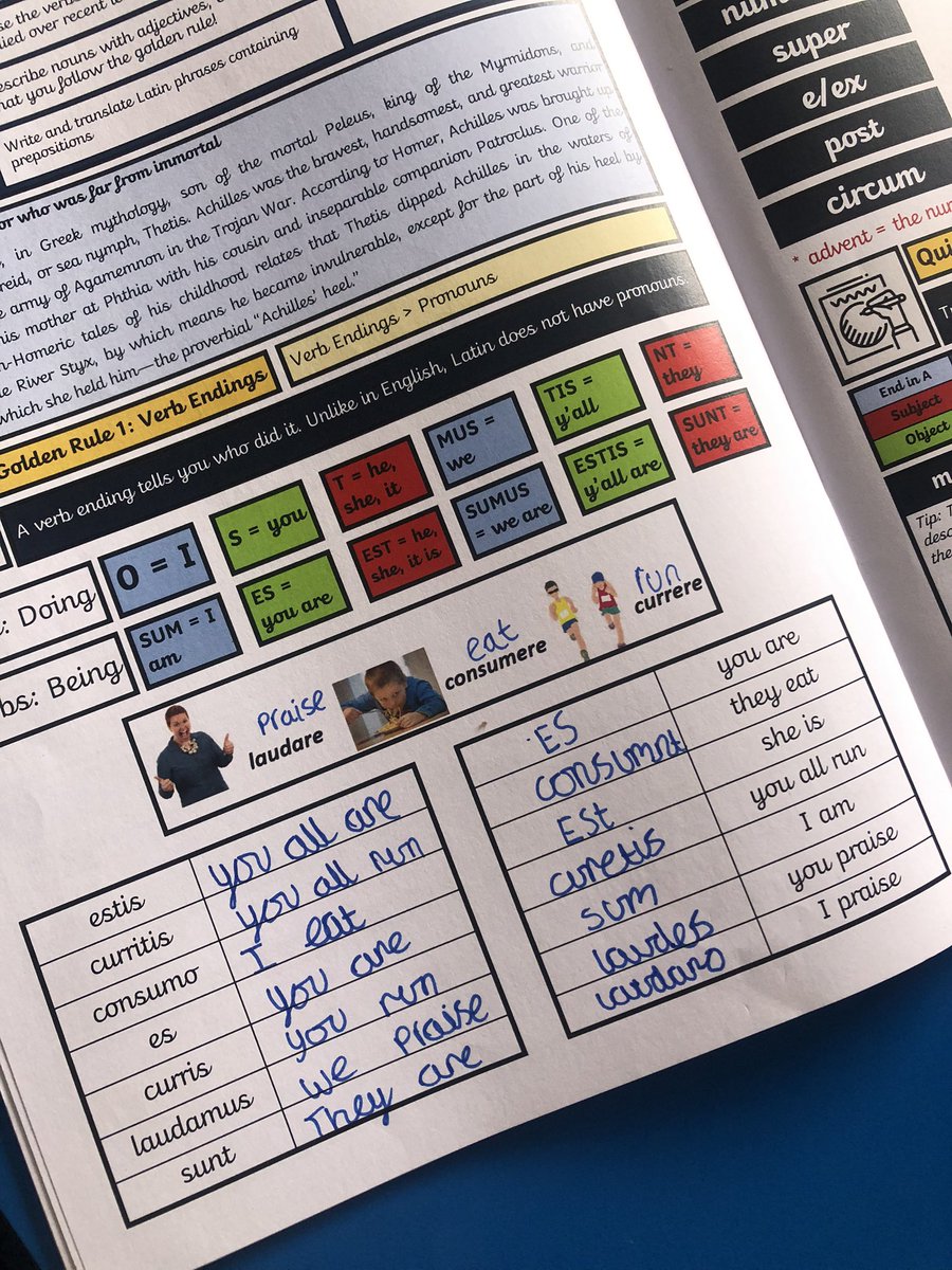 harperbell_sda's tweet photo. Last Latin lesson of the year revisiting our Golden Rules and introducing prepositions @classicsforall #WeAreHarperBell #OurChildrenOurCurriculum #AMoreExcellentWay https://t.co/z5m0YDCdQP